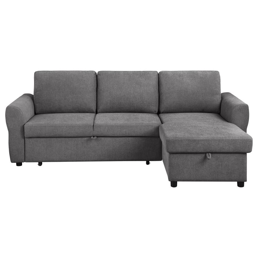 Samantha Grey Sleeper Sectional by Coaster