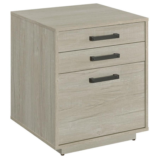 Loomis 3-drawer Square File Cabinet by Coaster