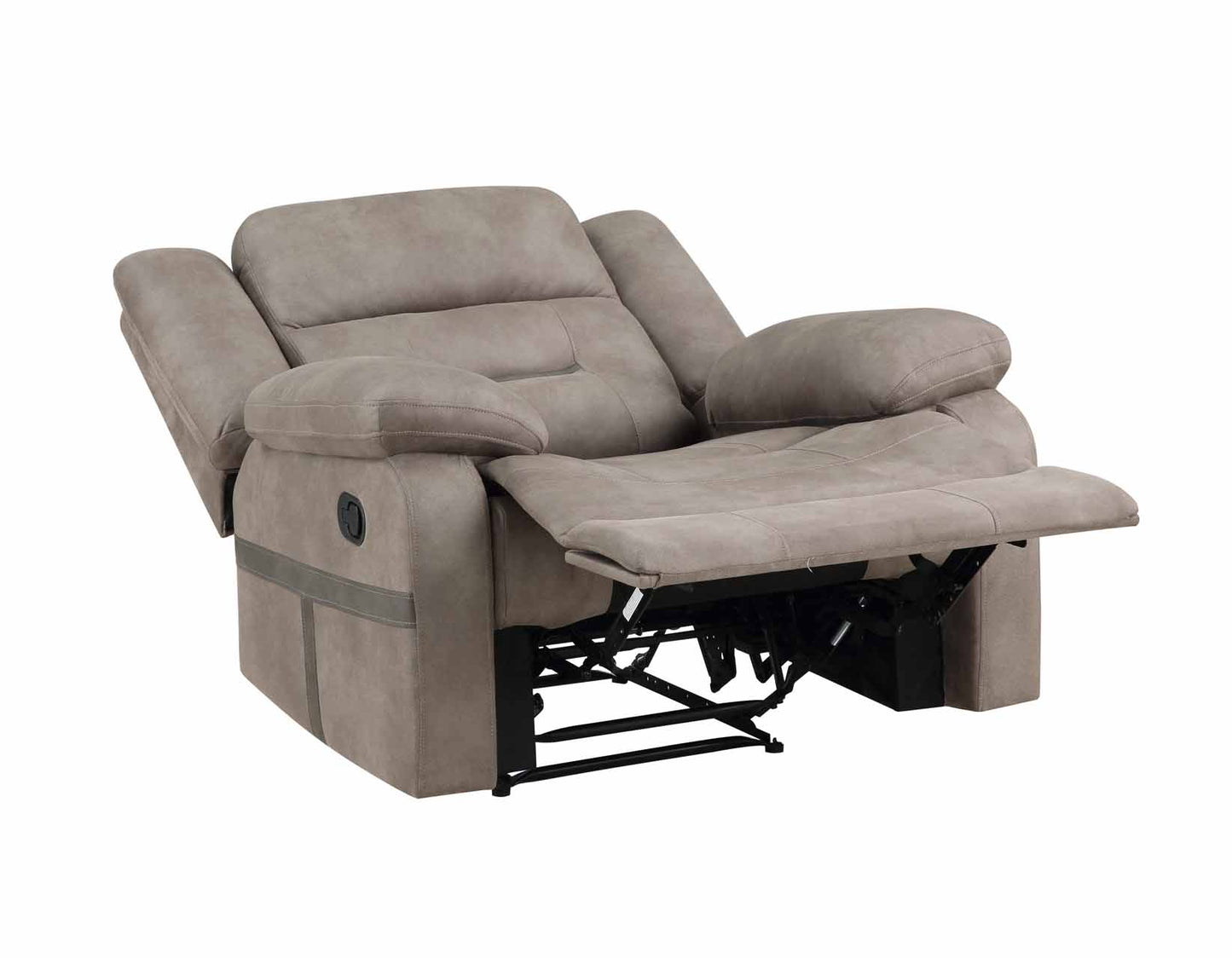 Abilene Reclining Sofa, Love Seat, & Chair by Steve Silver
