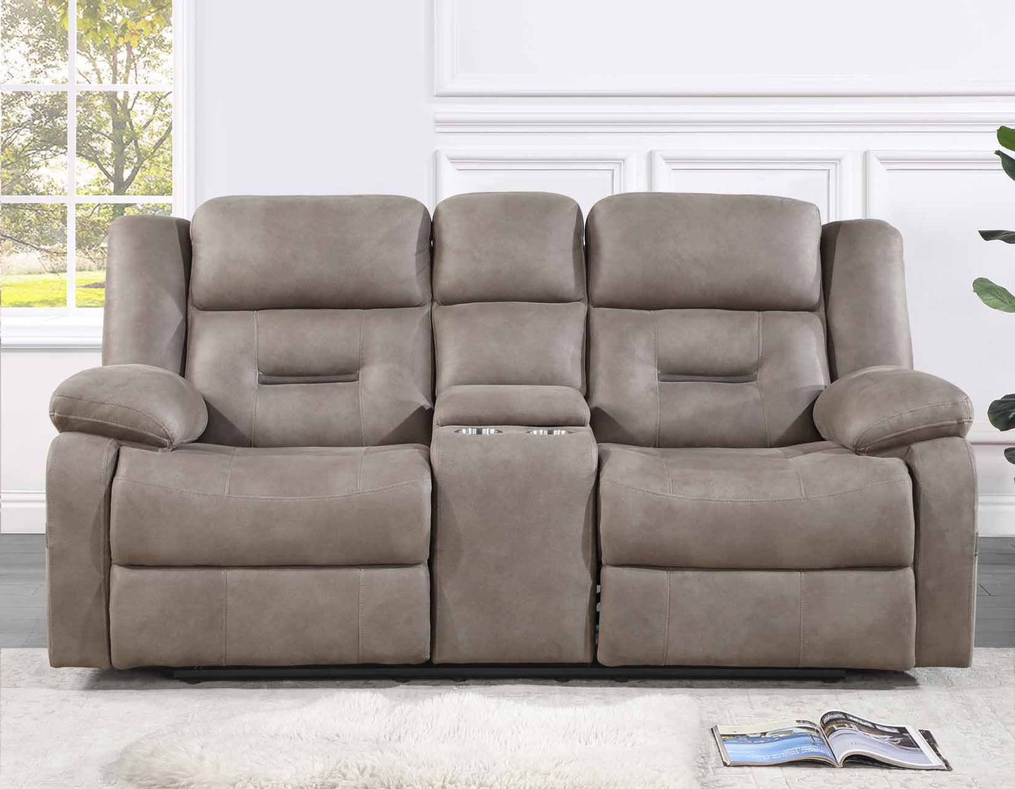 Abilene Reclining Love Seat by Steve Silver
