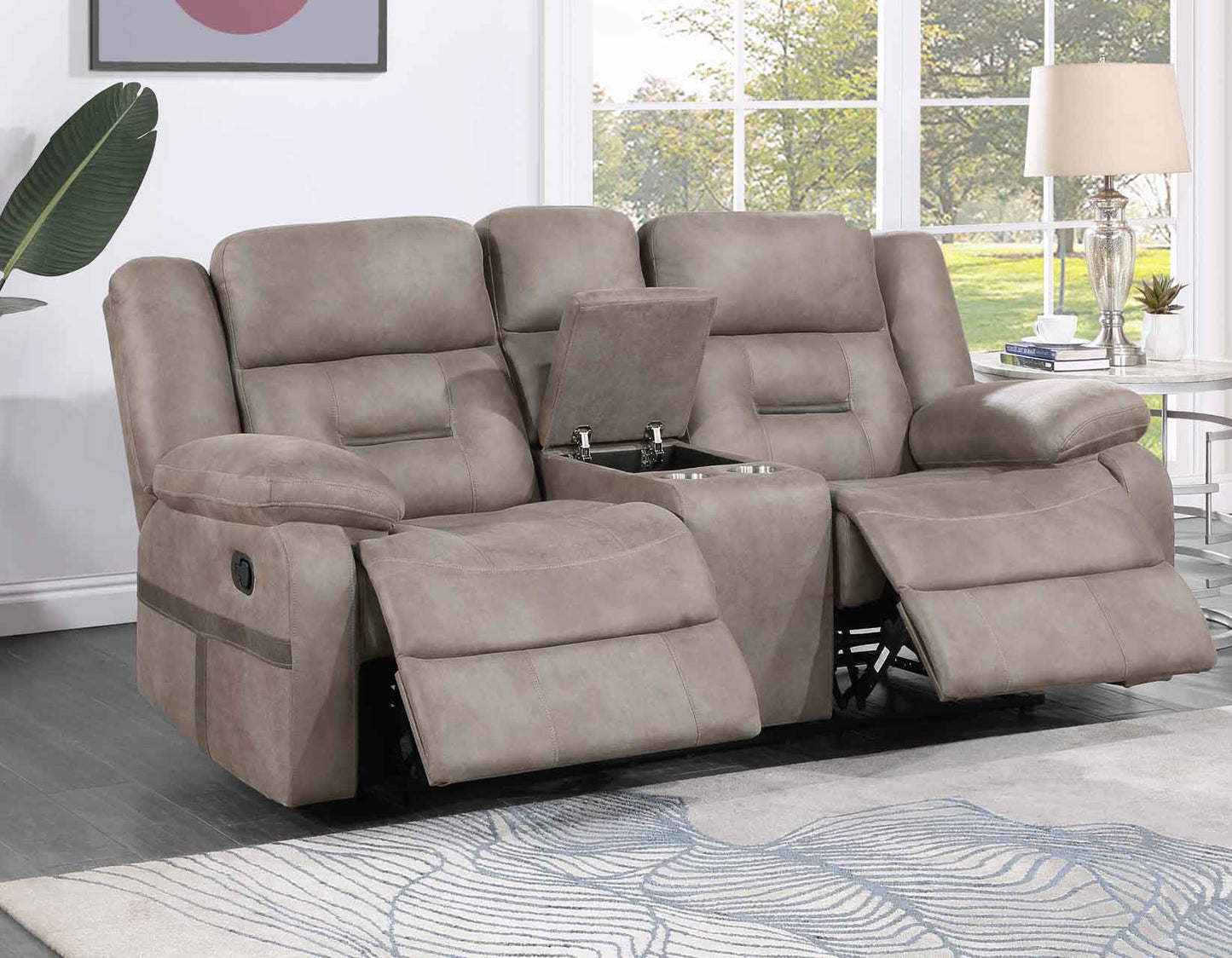 Abilene Reclining Love Seat by Steve Silver