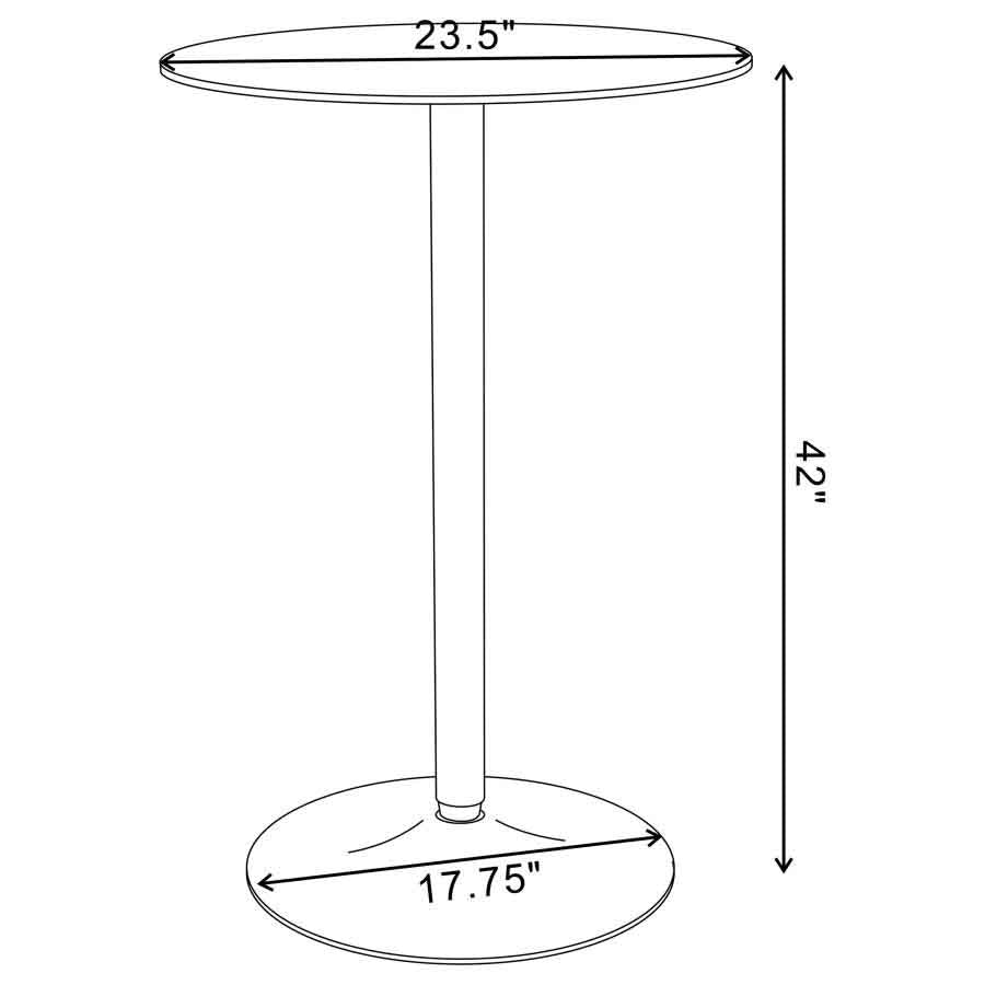 Abiline Bar Table by Coaster