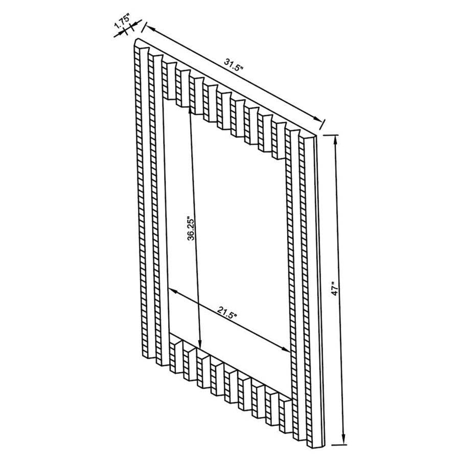 Aideen Wall Mirror by Coaster