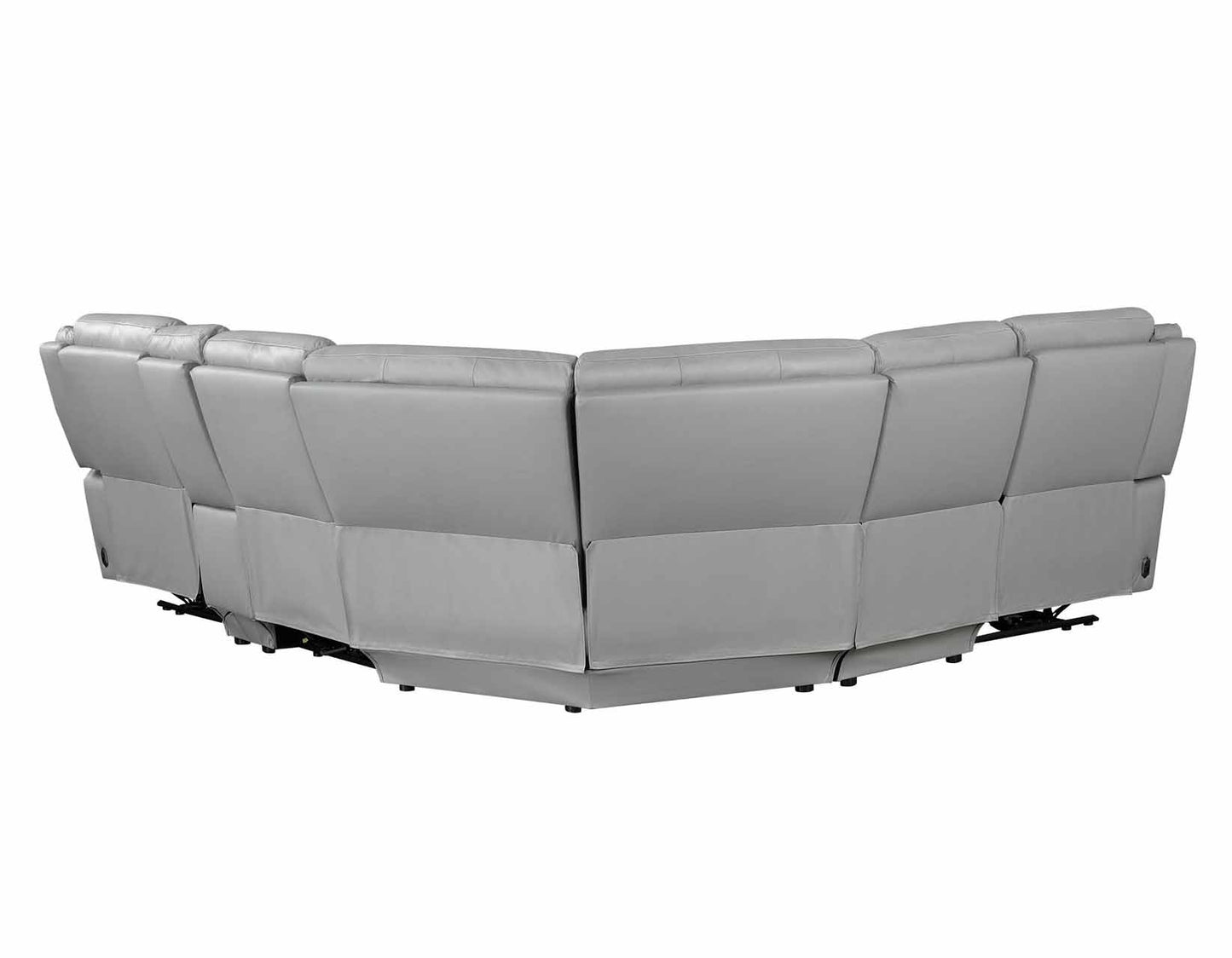 Alexandria Stone Powered Reclining Sectional by Steve Silver