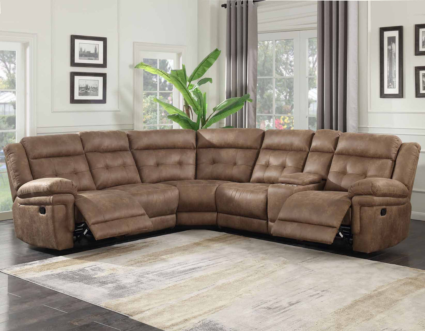 Anastasia Reclining Sectional by Steve Silver