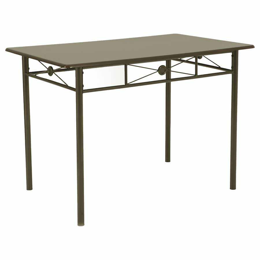 Anna Dark Bronze Dining Set (table and 4 chairs) by Coaster