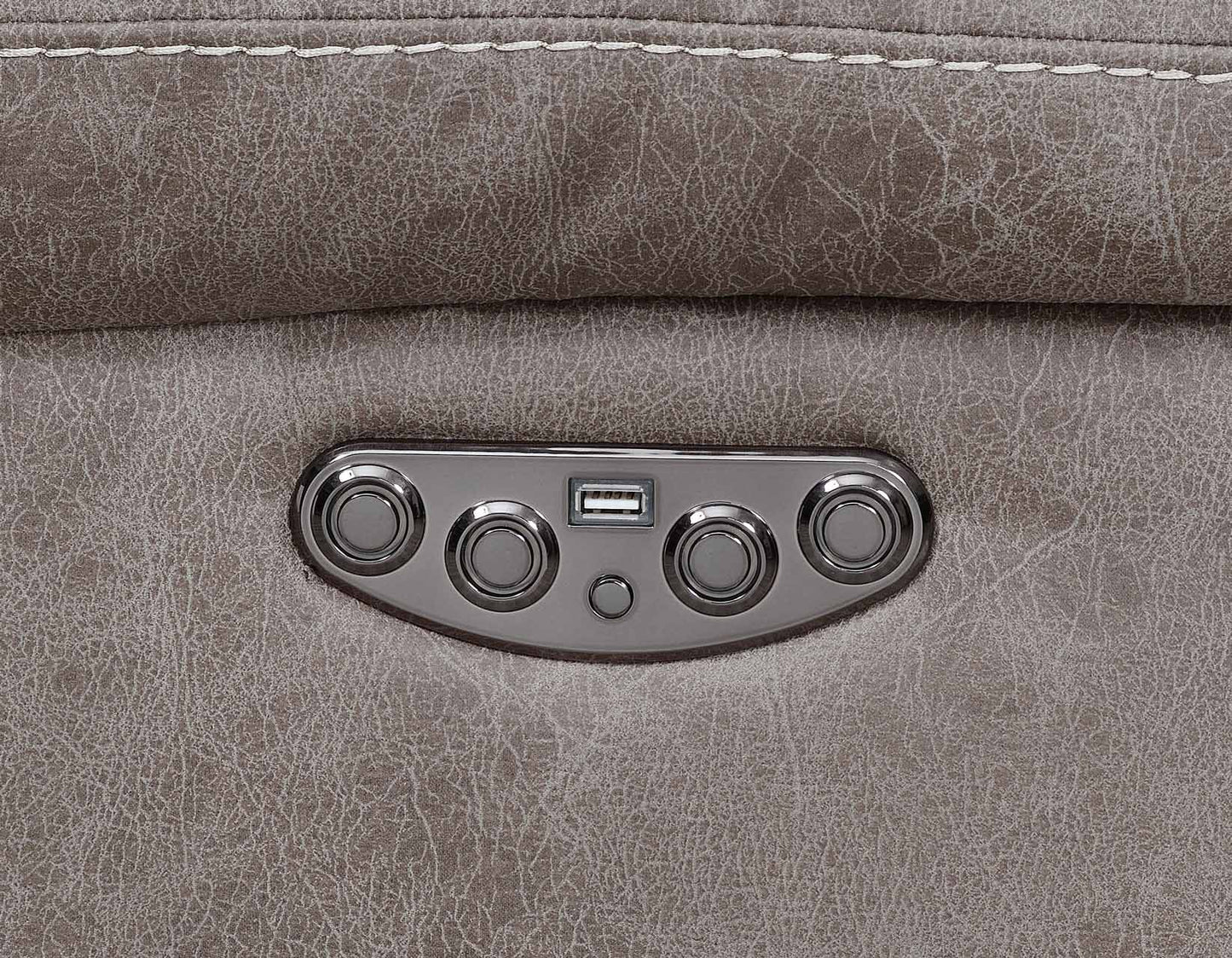 Aria Desert Sand Dual-Power Reclining Sectional by Steve Silver