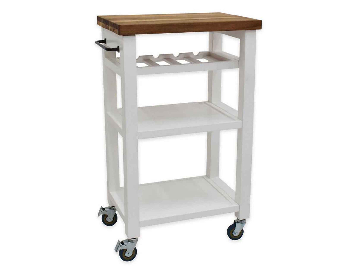 Belden White Kitchen Cart by Steve Silver