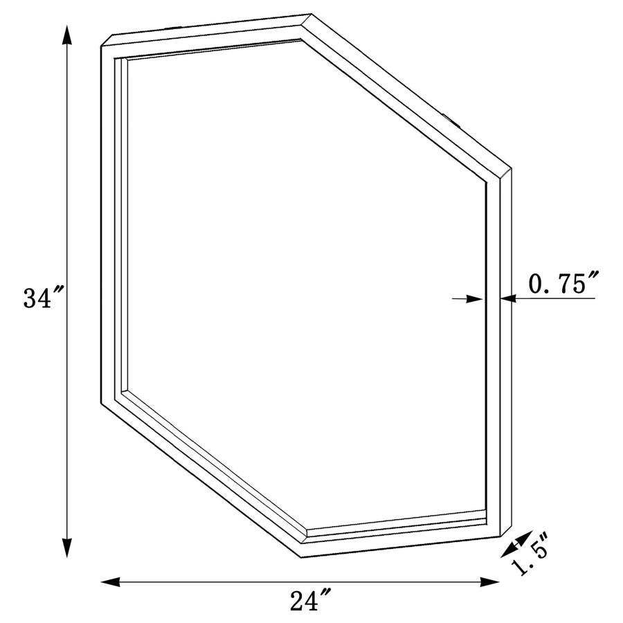 Bledel Wall Mirror by Coaster