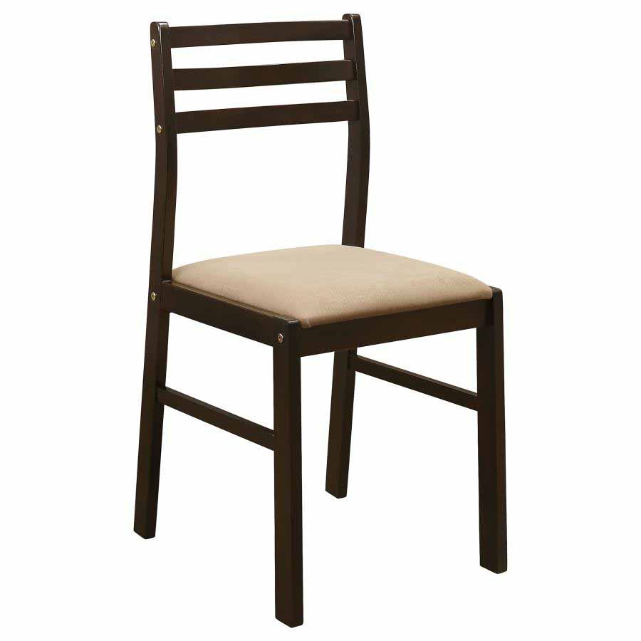 Bucknell Drop-Leaf Cappuccino Dining Set (table and 2 chairs) by Coaster