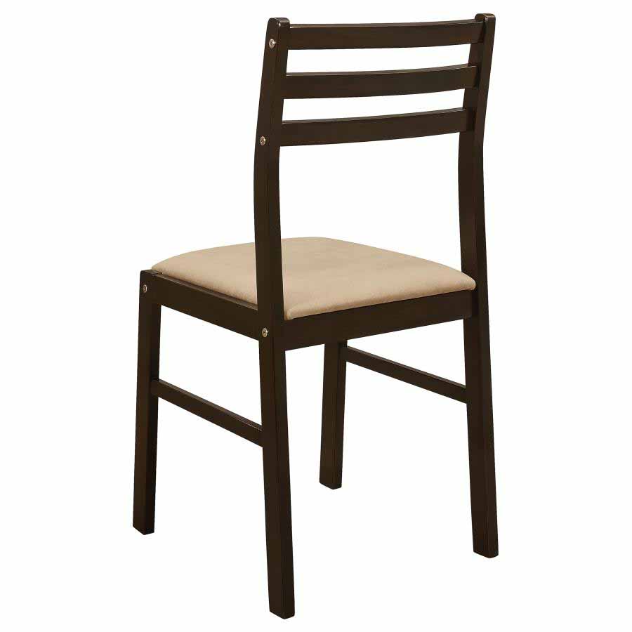 Bucknell Drop-Leaf Cappuccino Dining Set (table and 2 chairs) by Coaster