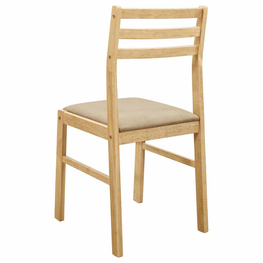 Bucknell Drop-Leaf Natural Dining Set (table and 2 chairs) by Coaster