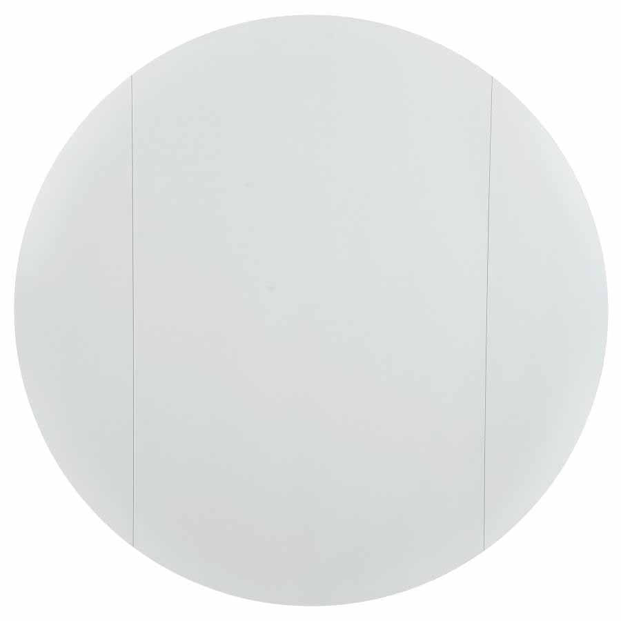 Bucknell Drop-Leaf White Dining Set (table and 2 chairs) by Coaster