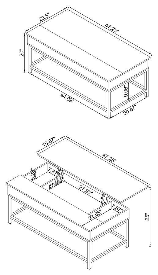 Byers Lift-Top Coffee Table by Coaster