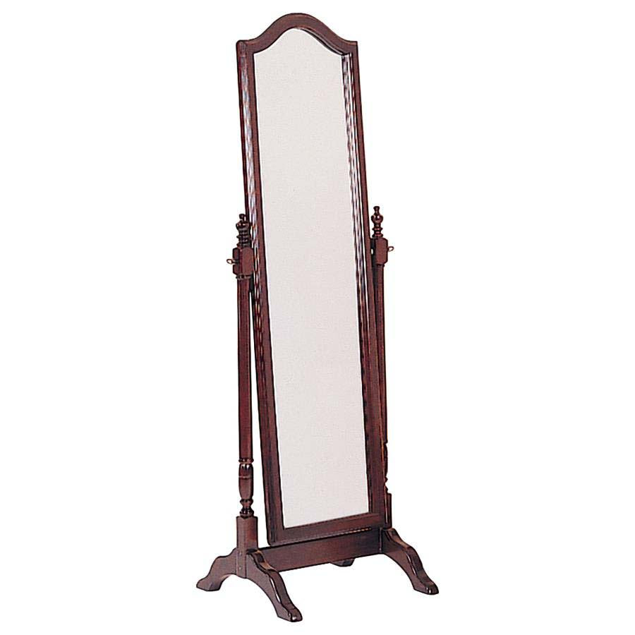 Cabot Merlot Cheval Mirror by Coaster