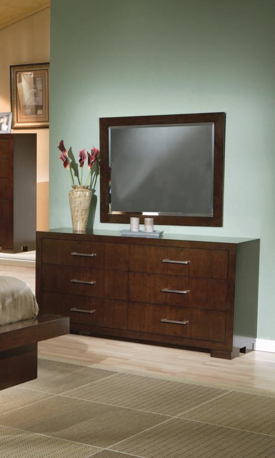 Jessica Cappuccino Mirror by Coaster