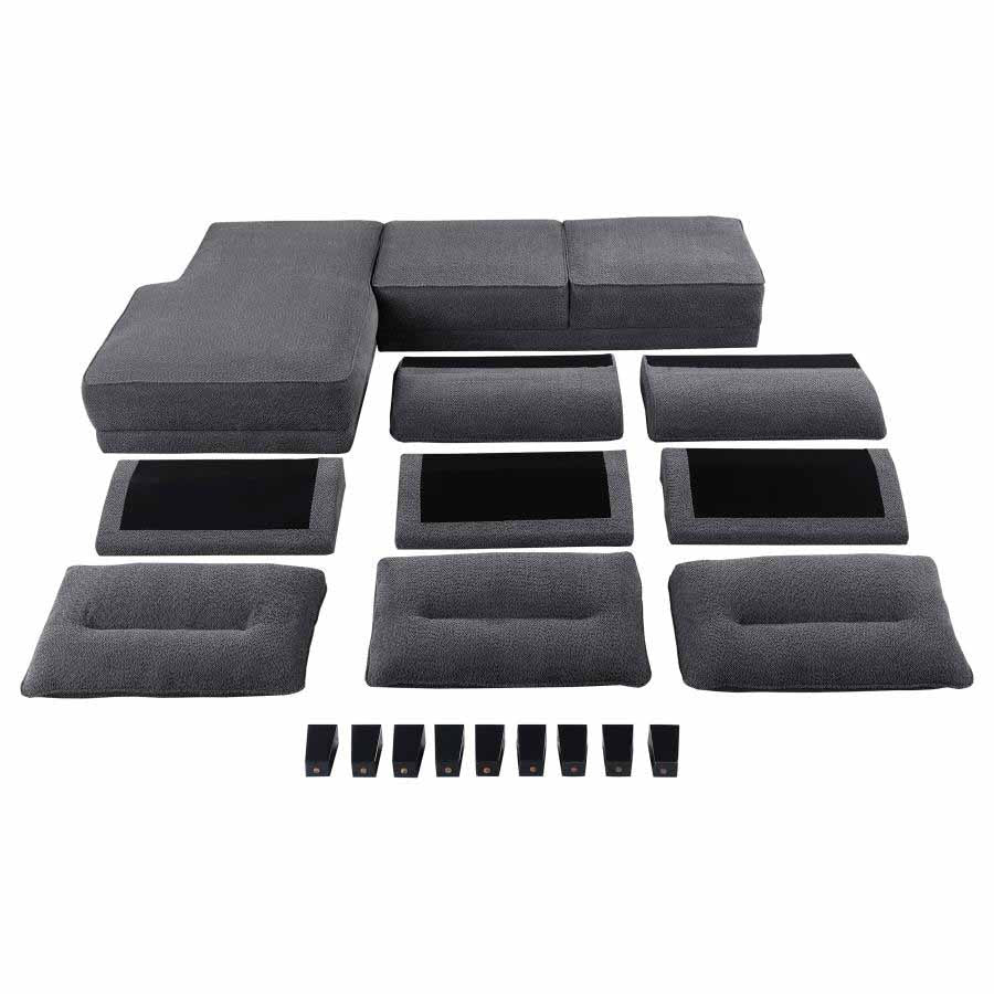 Caspian Grey Sectional by Coaster