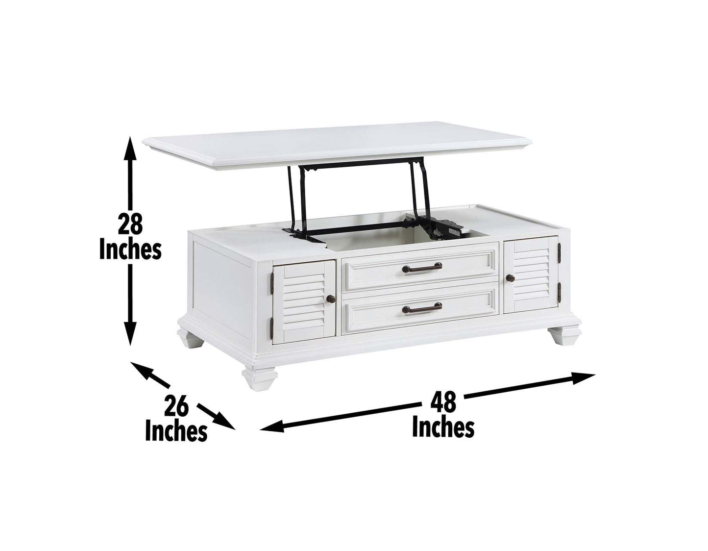 Charlestown Lift-Top Coffee Table by Steve Silver