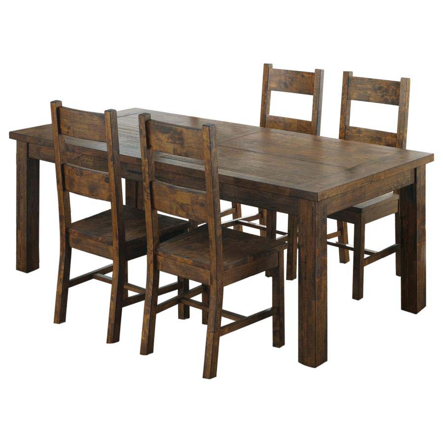 Coleman Dining Set (table and 4 chairs) by Coaster
