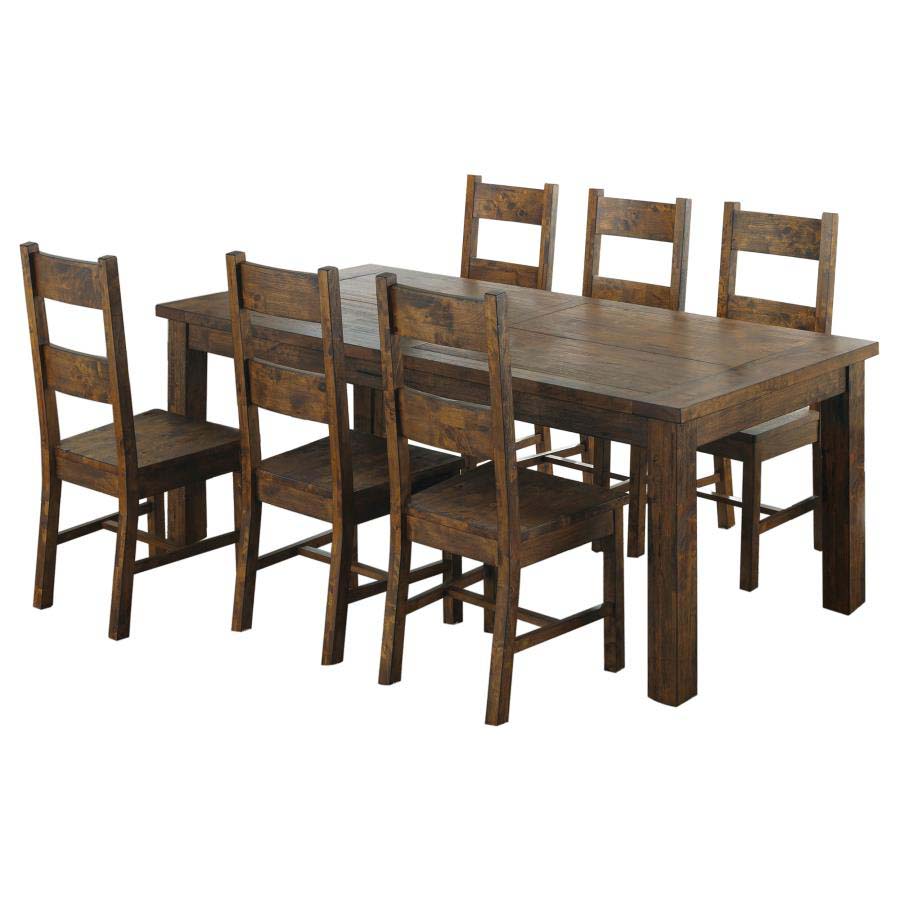 Coleman Dining Set (table and 6 chairs) by Coaster