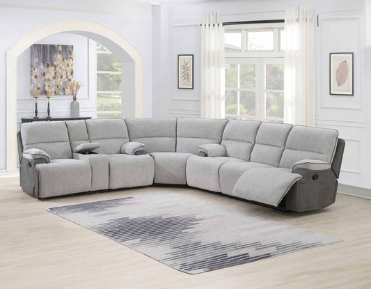 Cyprus 3-piece Reclining Sectional by Steve Silver