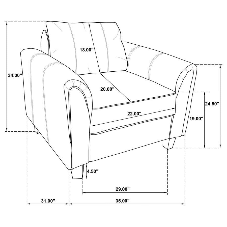 Davis Chair by Coaster