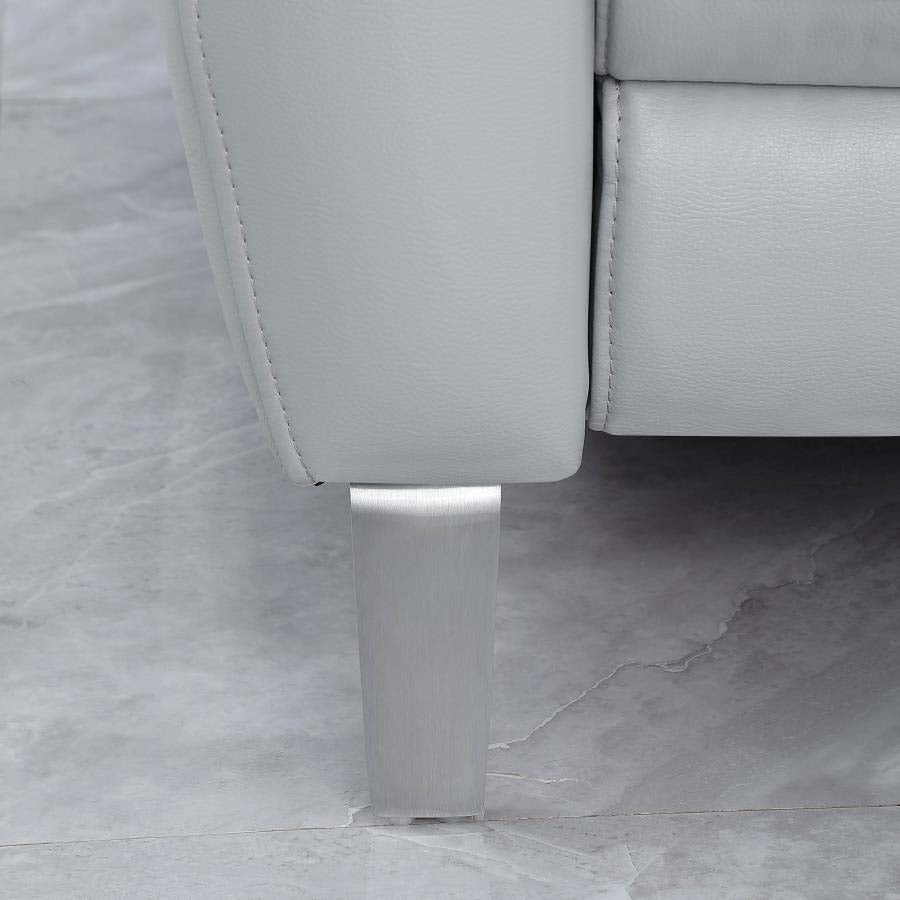 Derek Grey Powered Reclining Love Seat by Coaster