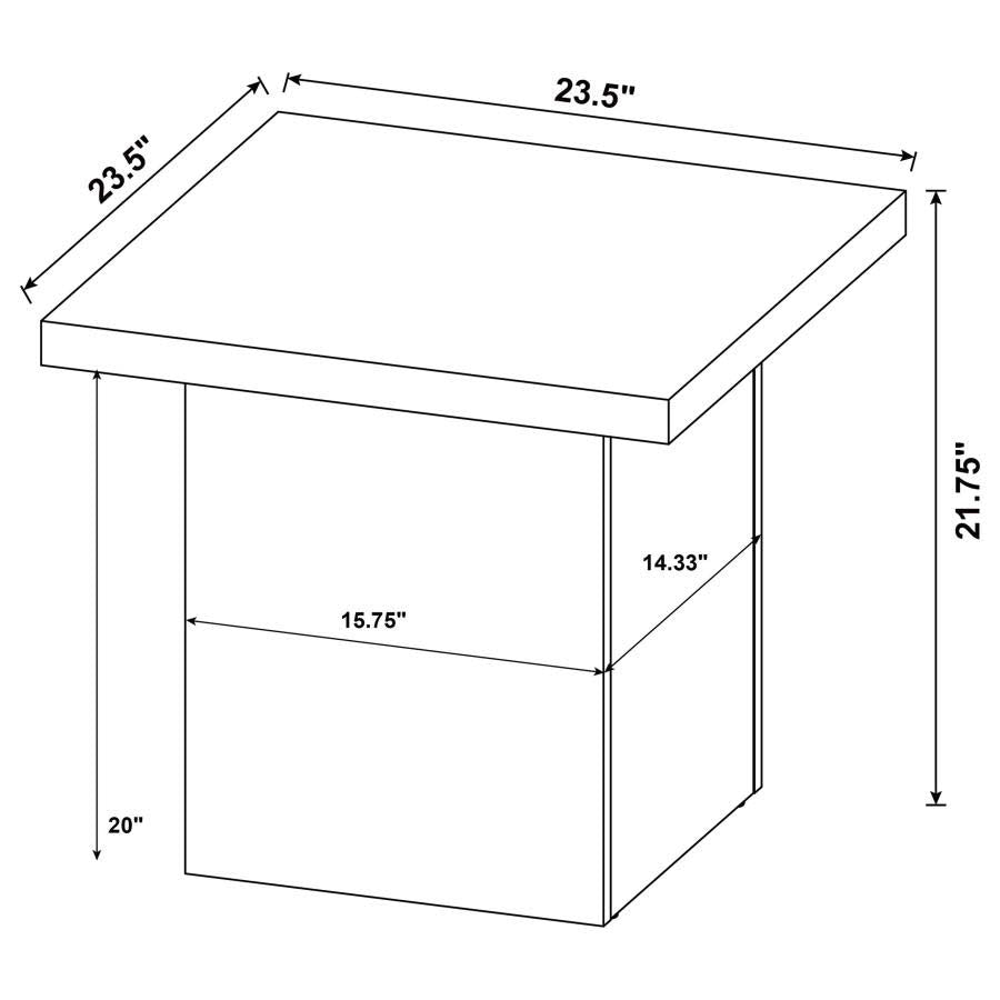 Devar End Table by Coaster