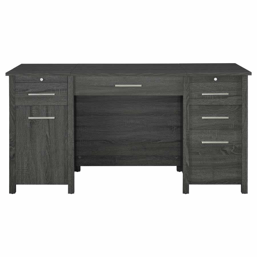 Dylan Weathered Grey Lift Top Desk by Coaster
