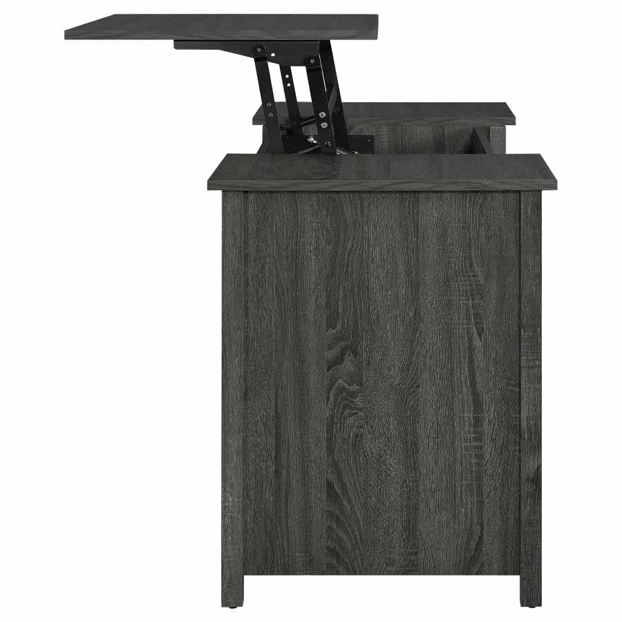 Dylan Weathered Grey Lift Top Desk by Coaster