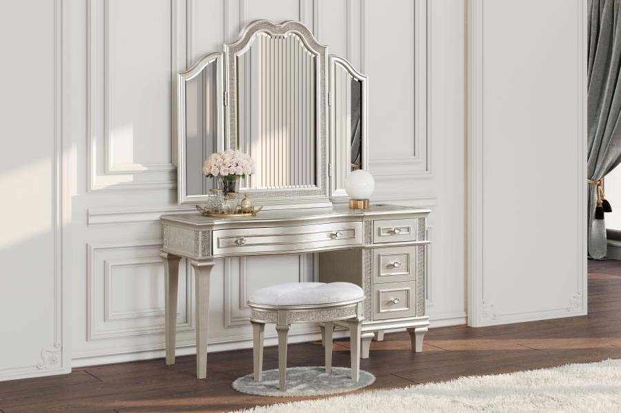 Evangeline Vanity Stool by Coaster