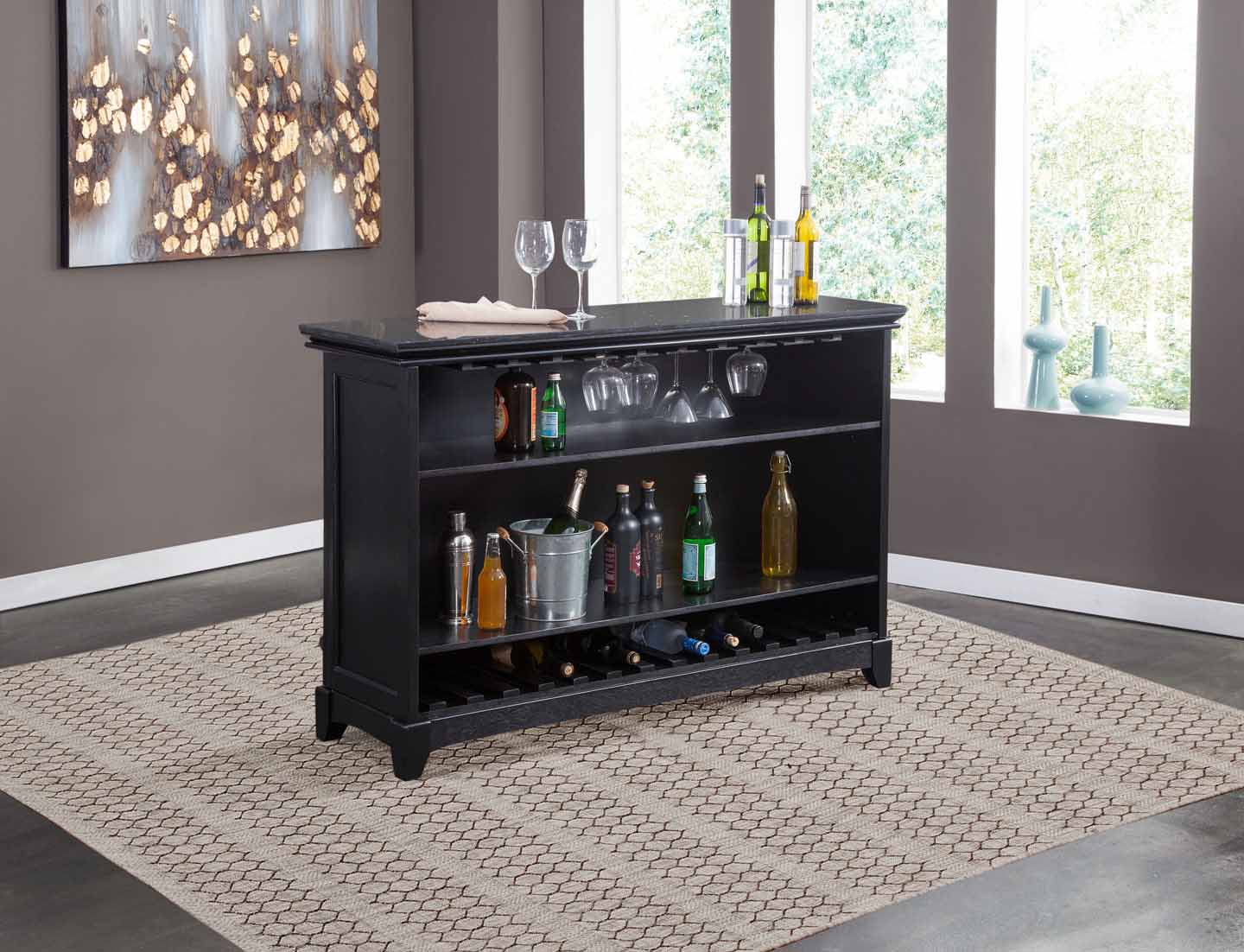 Garcia Counter Bar Unit by Steve Silver