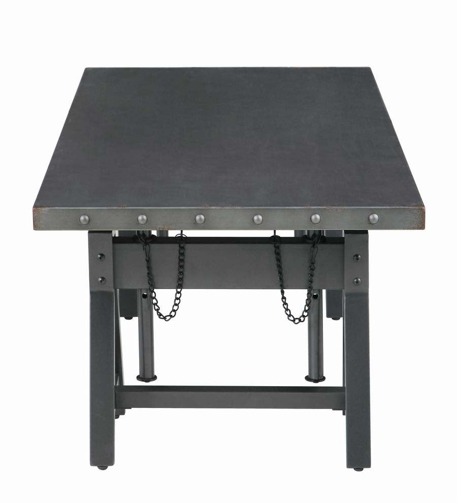 Gunmetal Table Set by Coaster