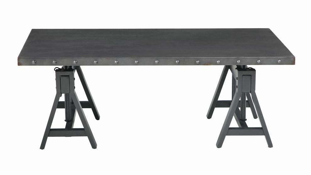 Gunmetal Table Set by Coaster