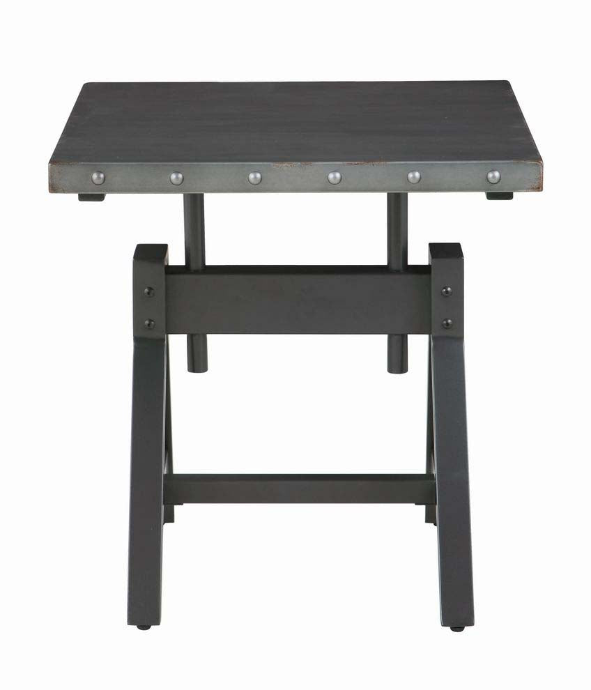 Gunmetal Table Set by Coaster