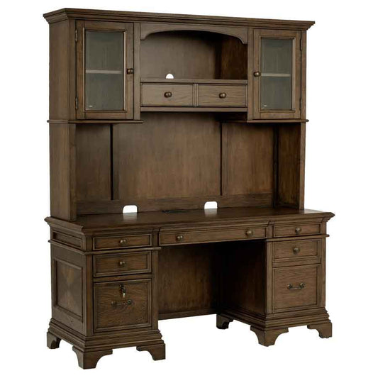 Hartshill Credenza Desk with Hutch by Coaster