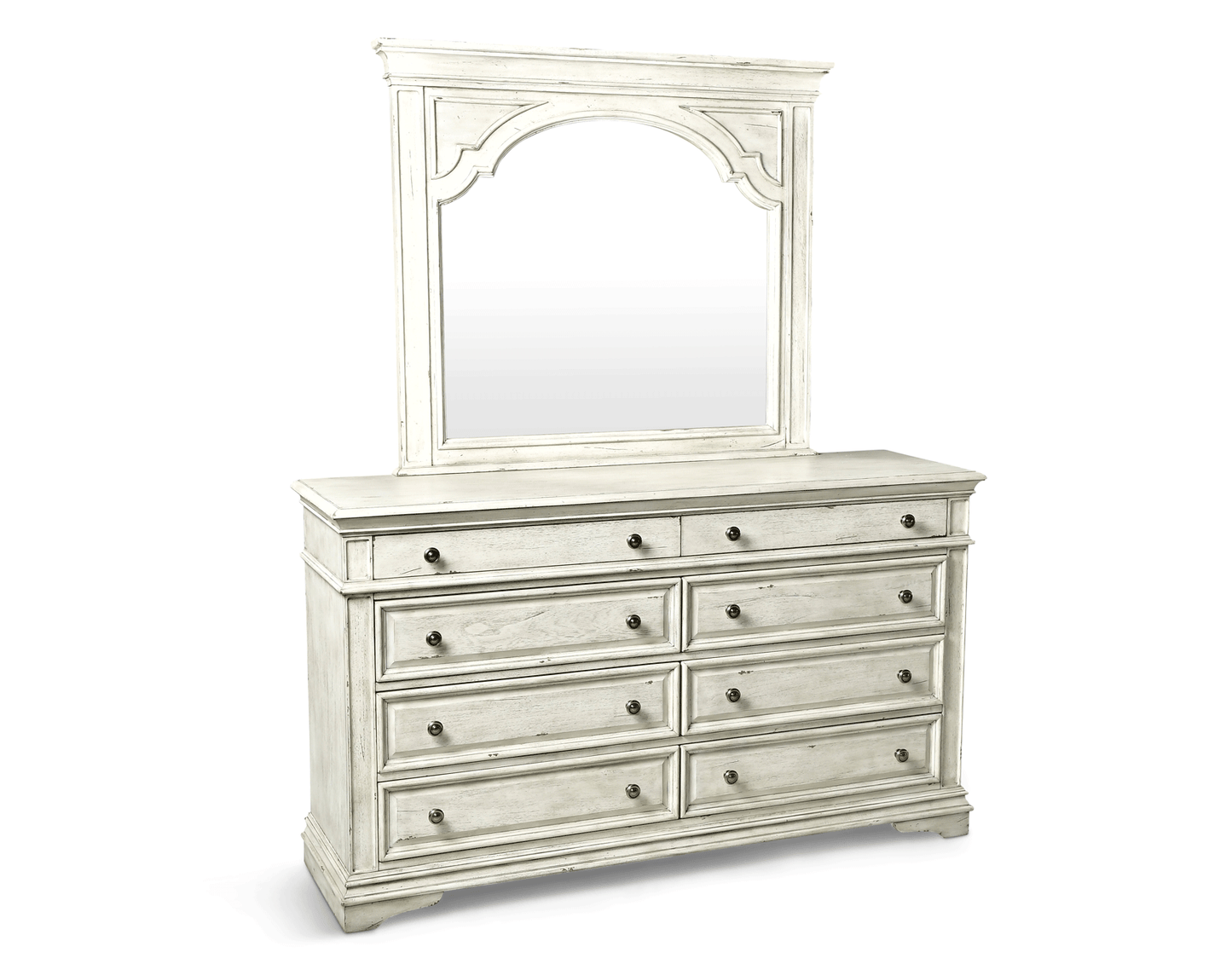 Highland Park Cathedral White Dresser by Steve Silver
