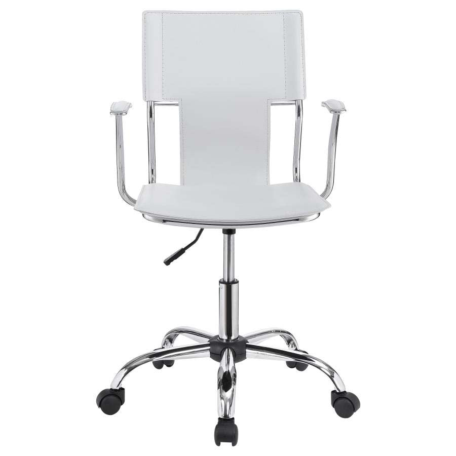 Himari White Office Chair by Coaster