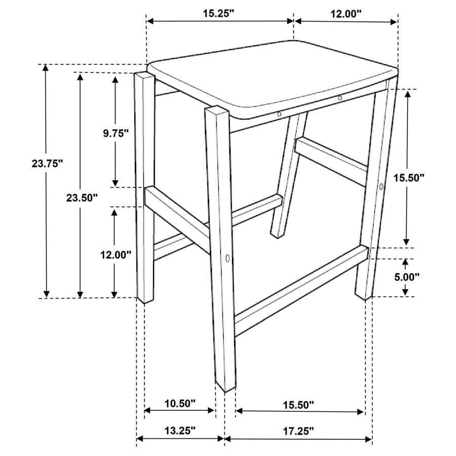 Edgeworth Counter Height Stools by Coaster