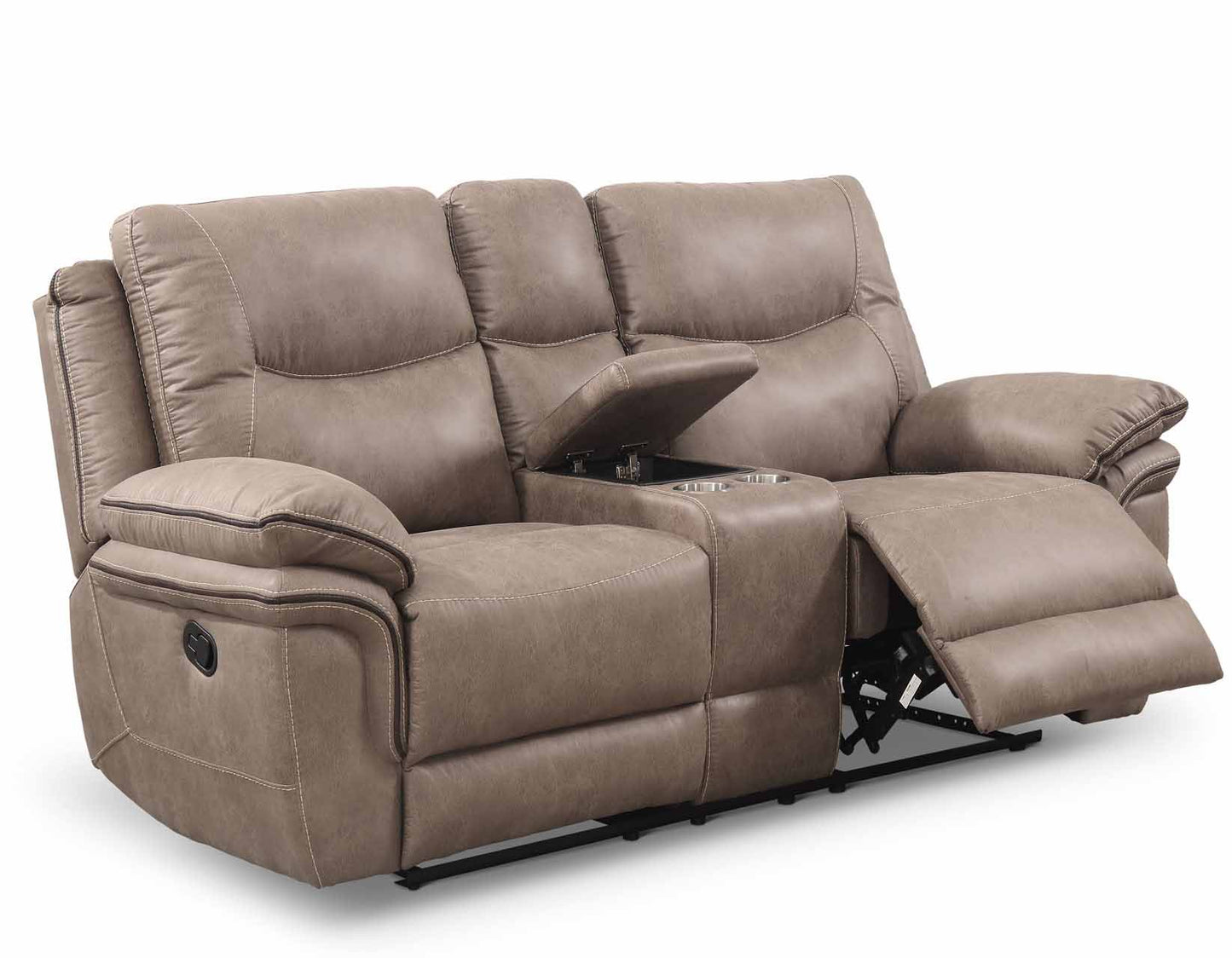 Isabella Sand Reclining Sofa, Love Seat, & Chair by Steve Silver