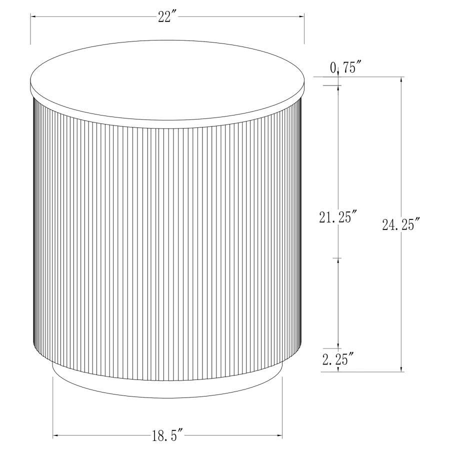 Jason End Table by Coaster