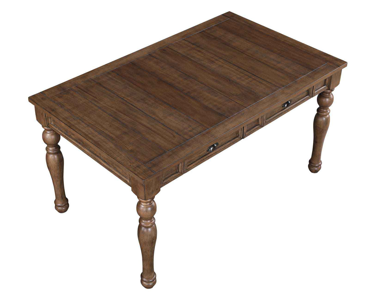 Joanna Brown 4-Drawer Dining Set (table, 4 chairs, & bench) by Steve Silver