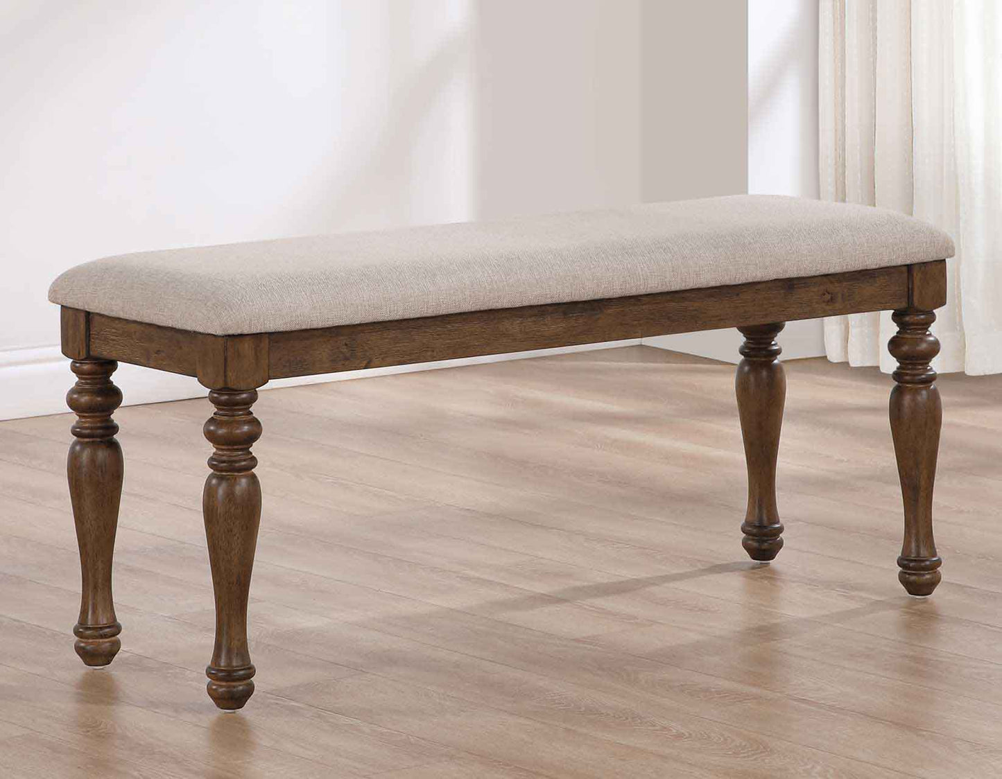 Joanna Brown Bench by Steve Silver