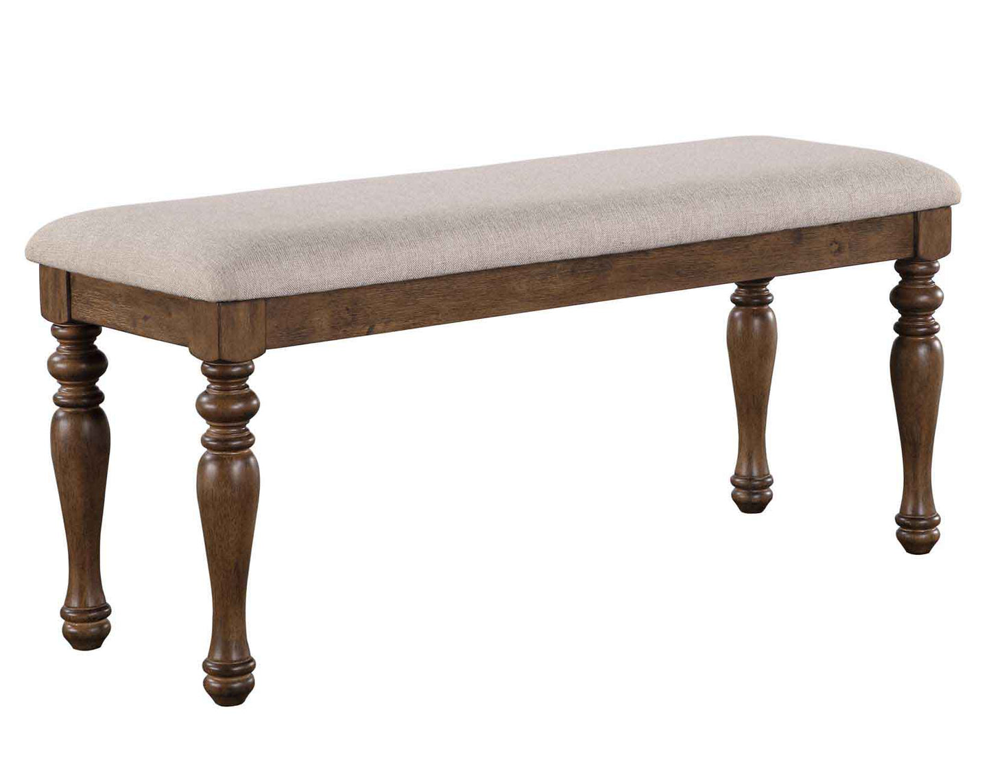 Joanna Brown 4-Drawer Dining Set (table, 4 chairs, & bench) by Steve Silver