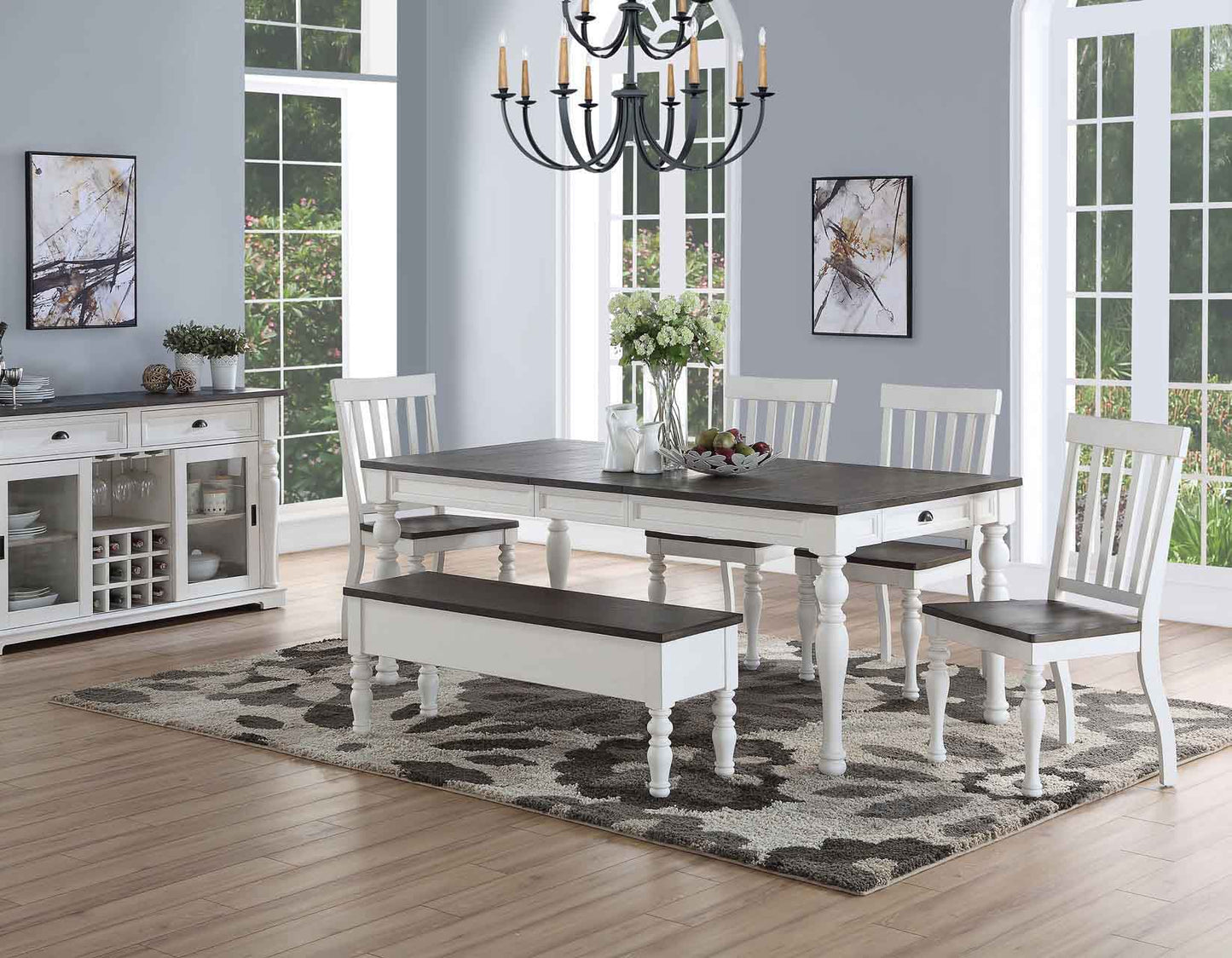 Joanna Two-Tone Server by Steve Silver