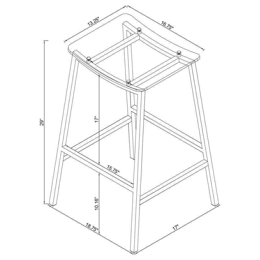 Jovani Bar Stools (includes 2 stools) by Coaster