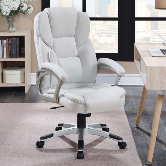 Kaffir White Office Chair by Coaster