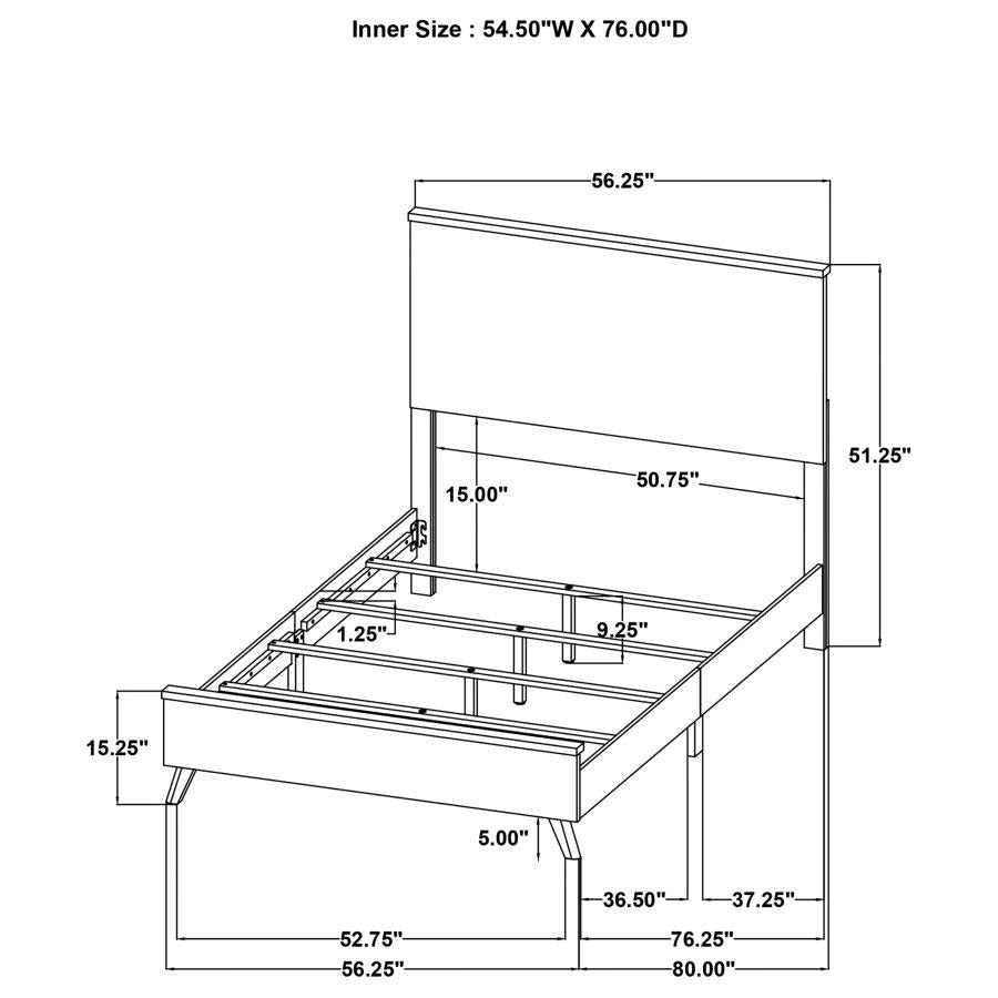 Full Kaywood Bed Frame by Coaster