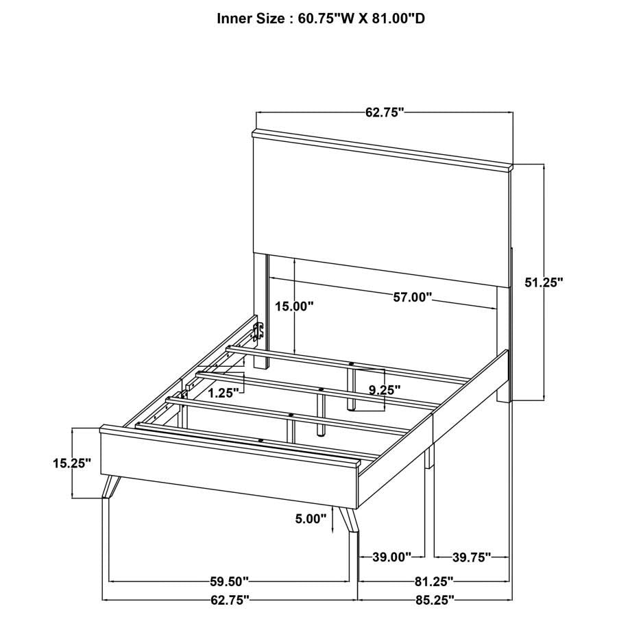 Queen Kaywood Bed Frame by Coaster