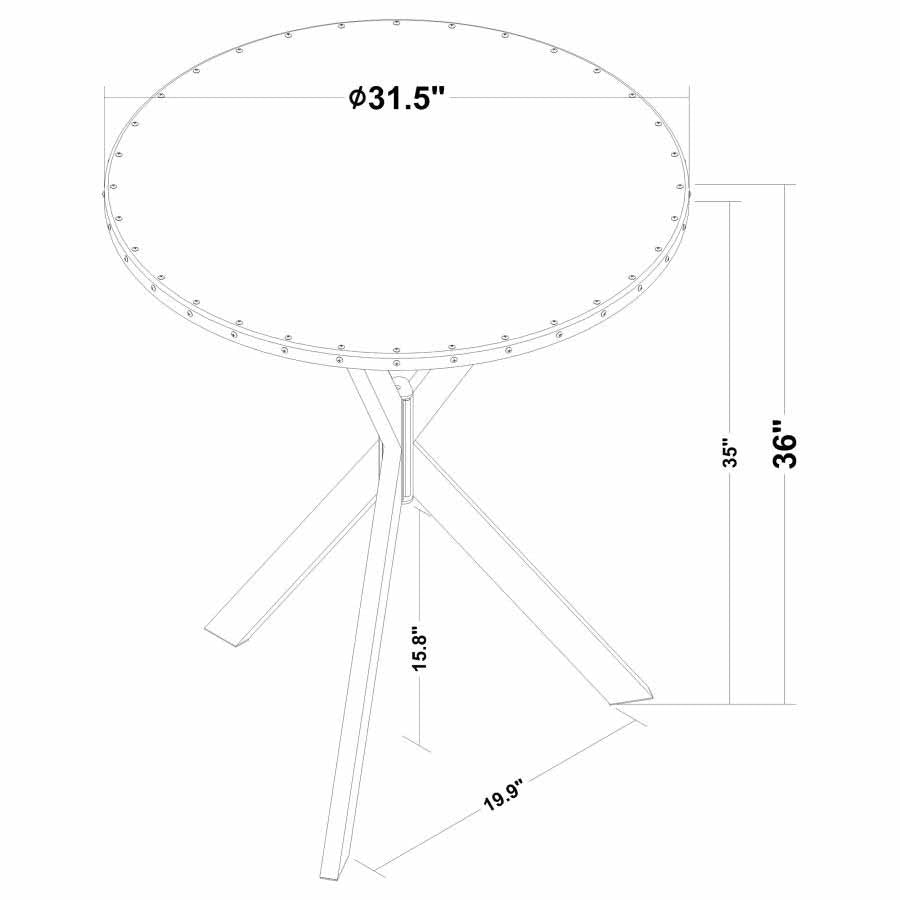 Kenzo Counter Height Table by Coaster